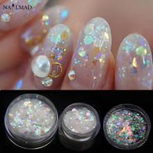 1box Hexagon Nail Glitters Mix Sizes Colorful Sparkles Nail Art Sequins Glitter For Manicure Makeup Body Art DIY Decorations 2024 - buy cheap