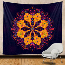 India Mandala tapestry witchcraft home decoration tapestry Hippie Bohemian cushioned sofa blanket yoga mat wall tapestry 2024 - buy cheap