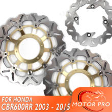 Rotor de disco de freno delantero y trasero para motocicleta HONDA CBR600RR, Kit de Rotor de disco, CBR 2003, CBR600, 2015, 600, 2009, 2010, 2011, CBR1000RR 2024 - compra barato