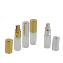 300 x 5ml Refillable Frost Glass Sprayer Bottle 1/6 oz Mini Sample Perfume Atomizer 5cc Fragrance Bottle For tracking use 2024 - buy cheap