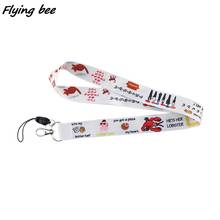 Flyingbee-correa para el cuello de la amistad, soporte para tarjeta de identificación, llavero para teléfono, correa para gimnasio, collar para regalo, X1208 2024 - compra barato