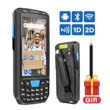 POS PDA Rugged Industria Barcode Android 9.0 Mobile phone with 1d laser 2D QR Scanner Reader Handheld Data collector TerminalPDA 2024 - buy cheap