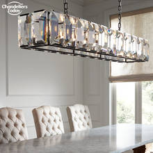 Modern Vintage Crystal Chandelier Lighting Pendant Hanging Light Chandeliers Lamp for Home Hotel Villa Decor 2024 - buy cheap