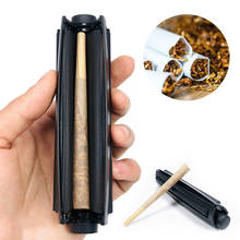 Máquina manual de enrolar cigarros, 110mm, portátil, tabaco, charuto, cone, ferramentas para fumantes para homens, presentes 2024 - compre barato