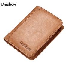 Luxury Leather Women Wallet 2020 Small Women Purse Multifunction Cow Leather Female Wallet Short Brand Genuine Leather Purse 2024 - buy cheap