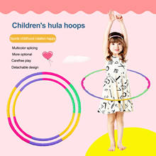 Detachable Children Fitness Sport Hoop Removable Foam Hoop Weighted Ring Gymnastic Hoop Gym Fitness Circle Crossfit Equipment 2024 - buy cheap
