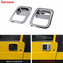 Sansour Car Stickers for Jeep Wrangler 1997-2006 ABS Car Door Handle Bowl Decoration Trim Cover for Jeep Wrangler TJ Accessories 2024 - buy cheap