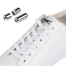 Elastic No Tie Shoelaces Semicircle Shoe Laces For Kids And Adult Sneakers Shoelace Quick Lazy Metal Lock Laces Shoe Strings