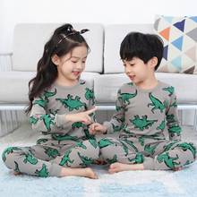 Nuevo Otoño Invierno Pijamas de niños y niñas de algodón de los Pijamas de los niños conjuntos de ropa para bebé ropa de dormir conjuntos de Pijamas de los niños Pijamas 2-13T 2024 - compra barato