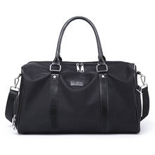 Men Women Waterproof Nylon Travel Bags Short-distance Luggage Handbag Portable Sports Fitness Bag With Shoes Pocket Black XA272F 2024 - buy cheap