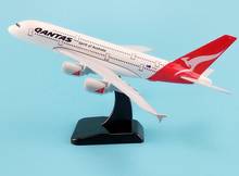 20 см металлическая модель самолета Air Qantas Spirit Of австралийские авиалинии Airbus 380 A380 Airways модель самолета W Стенд самолет подарок 2024 - купить недорого