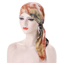 New Special Cotton Wrap Head Scarf Hats Muslim Turban Bonnet for Women Ladies Hair Accessories Hair Loss Female Skullies Beanies 2024 - buy cheap