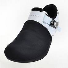 Capa protetora para sapatos de ciclismo, calçado de meia palma do dedo, proteção térmica para sapatos de mtb, calçados à prova de vento de inverno para road e mountain bike 2024 - compre barato