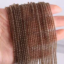 2020 New Wholesale Natural Stone Beads Smoky Quartzs Beads for Jewelry Making Beadwork DIY Bracelet Accessories 2mm 3mm 2024 - buy cheap