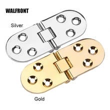 80mmx30mm Zinc Alloy Metal Hinge Round Edge Sewing Machine Folding Table Furniture Flip Tray Hinges Big Door Hinges 2024 - buy cheap