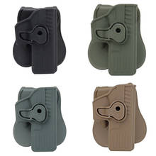 Funda de pistola táctica para mano derecha Glock, accesorios de tiro para caza al aire libre, cintura, Airsoft, color negro, verde, bronceado y gris 2024 - compra barato