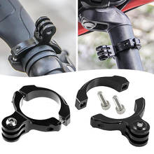 Black Bike Aluminum Handlebar Bar 30-31.8mm Mount For GoPro Hero 1 2 3 4 5 6 7 Sports Camcorder 2024 - buy cheap
