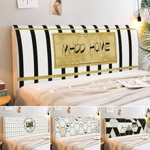 Capa elástica protetora de cama, com tudo incluído, protetor traseiro, colcha contra poeira para casa, quarto, decoração, protetor de móveis 2024 - compre barato
