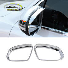 ABS Chrome/Carbon Fiber For Mercedes Benz GLB GLC 2019 2020 Accessories Auto Rearview Mirror Rain Eyebrow Cover Trim Car Styling 2024 - buy cheap