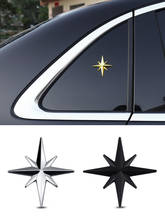 North polaris-adesivo com emblema 3d, acessórios para motocicletas, decoração de automóveis, hastes de metal, adesivo com estrela, porta-malas, carro, decoração 2024 - compre barato