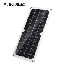 Монокристаллические силиконовые солнечные панели SUNYIMA 10 Вт, миниатюрная солнечная система «сделай сам» для зарядки аккумулятора сотового телефона 2024 - купить недорого