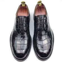 Chue-zapatos de piel de cocodrilo para hombre, calzado de boda, negocios, ocio, novedad 2024 - compra barato