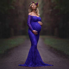 Кружевные платья для беременных, платья для фотосессии, платья для беременных, платья макси, реквизит для беременных, Одежда для беременных, новинка 2024 - купить недорого