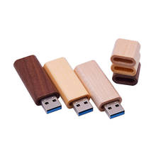 Customize LOGO Wooden USB3.0 USB Flash Drive Cle USB Stick Maple Wood Pen Drive 8GB 16GB 32GB 64GB 128GB Wedding Gifts USB Flash 2024 - buy cheap