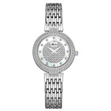 MISSFOX New Women Watches Fashion Top Luxury Brand Full Lab Diamond Gold Women Wristwatch Bling Casual Quartz Ladies Watch Clock 2024 - buy cheap