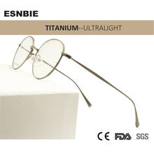 100% Round Titanium Optical Glasses Frame Men Ultralight Retro Korean Oval Eyeglasses Frame Myopia Prescription Eyewear Women 2024 - buy cheap