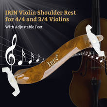 IRIN-reposapiés para violín de 4/4 y 3/4, almohadilla de Espuma gruesa para pies ajustable, adecuado para diferentes longitudes de cuello de violín 2024 - compra barato