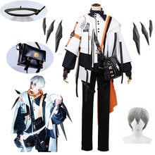 Anime! Arknights Executor Sectator Game Officer Handsome Gothic Uniform Cosplay Costume Halloween Suit For Men women wig wing 2024 - buy cheap