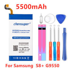 Chensuper-Batería de EB-BG955ABA de 5500mAh, herramientas de regalo para Samsung GALAXY S8 +, G9550, S8 Plus, S8Plus, EB-BG955ABE, SM-G9, G955 2024 - compra barato