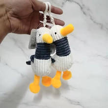 Cute15cm-Llavero de peluche de pato para niños, bolsa de decoración, regalo de festival de Navidad 2024 - compra barato