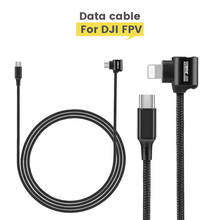 Cable de datos para gafas DJI FPV, Cable de transmisión bidireccional de 1,2 M, TYPE-C, Cable de datos 2024 - compra barato