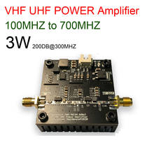 100MHZ ~ 700MHZ 3W HF VHF UHF FM transmitter Broadband RF power Amplifier For Ham Radio Walkie talkie Short wave 2024 - buy cheap