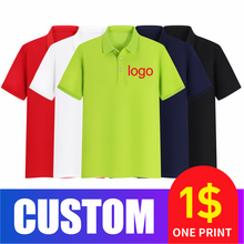 COCT Short Sleeve Polo Shirt 2020 Custom Embroidered Business Casual Short Sleeve Top Personal Group Logo Customized POLO Shirt 2024 - buy cheap