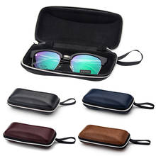 Óculos de sol portátil com zíper, bolsa dura para leitura com zíper, bolsa de viagem nova 2024 - compre barato