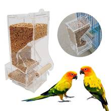Lovebird Canary avariary прозрачное окно открытый кормушка для птиц кормушка для корма для домашних животных 2024 - купить недорого