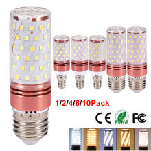 Светодиодная лампа-свеча E27 E14 9 Вт 12 Вт SMD2835, энергосберегающая, с теплым белым/трехцветным изменением, маленькие винтовые лампочки для дома 2024 - купить недорого