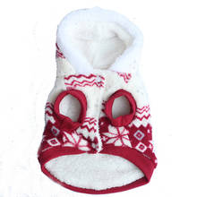 Christmas Dog Clothes Hoodie Coat Xmas Pet Clothing Winter Dog Outfit Garment Yorkie Pomeranian Poodle Bichon Schnauzer Costume 2024 - buy cheap