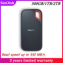 SanDisk-disco duro externo SSD portátil, dispositivo de estado sólido de 2TB, 1TB, 550 M/S, 500GB, para cámara de portátil o servidor 2024 - compra barato