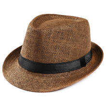 Шляпа От Солнца Унисекс, женская, мужская, модная летняя повседневная модная пляжная соломенная шляпа от солнца, шляпа-федора, ковбойская шляпа 2024 - купить недорого