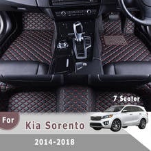 RHD Carpets For Kia Sorento Prime UM 2018 2017 2016 2015 2014 (7 seats) Car Floor Mats Auto Styling Accessories Pedal Foot Pads 2024 - buy cheap