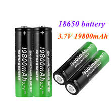 Batería de iones de litio recargable para linterna, juguete electrónico, 100%, 18650 V, 3,7 mAh, novedad, 19800 2024 - compra barato