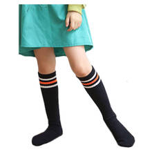  Children's Socks for Girls Knee High Socks Cotton Boy Football Teen Sports Wear Long Tube Socks Spring Autumn Kids Socks 2024 - buy cheap