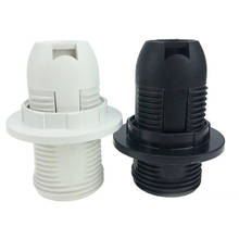 5PCS White Black 2A CE Full Tooth Screw E14 Lamp Holder Energy Save Chandelier Led Bulb Head Socket Fitting Vintage Light Base 2024 - buy cheap