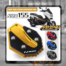 Для YAMAHA NMAX125 NMAX155 NMAX 125 155 N MAX 2020 2021 мотоцикл подставка для ног подножка сбоку расширение площадку поддержка пластина расширения 2024 - купить недорого
