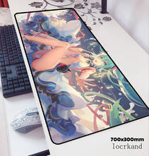 Mousepad para jogos de anime, 90x40cm, tapete 3d para mesa, notebook de escritório, jogos, pc gamer 2024 - compre barato