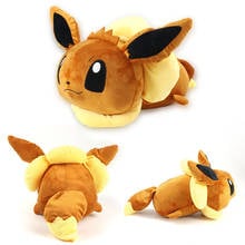 25*50cm Eevee Plush Toy Anime Brinquedos Cute Stuffed Doll for Children Soft Plush Pillow 2024 - buy cheap